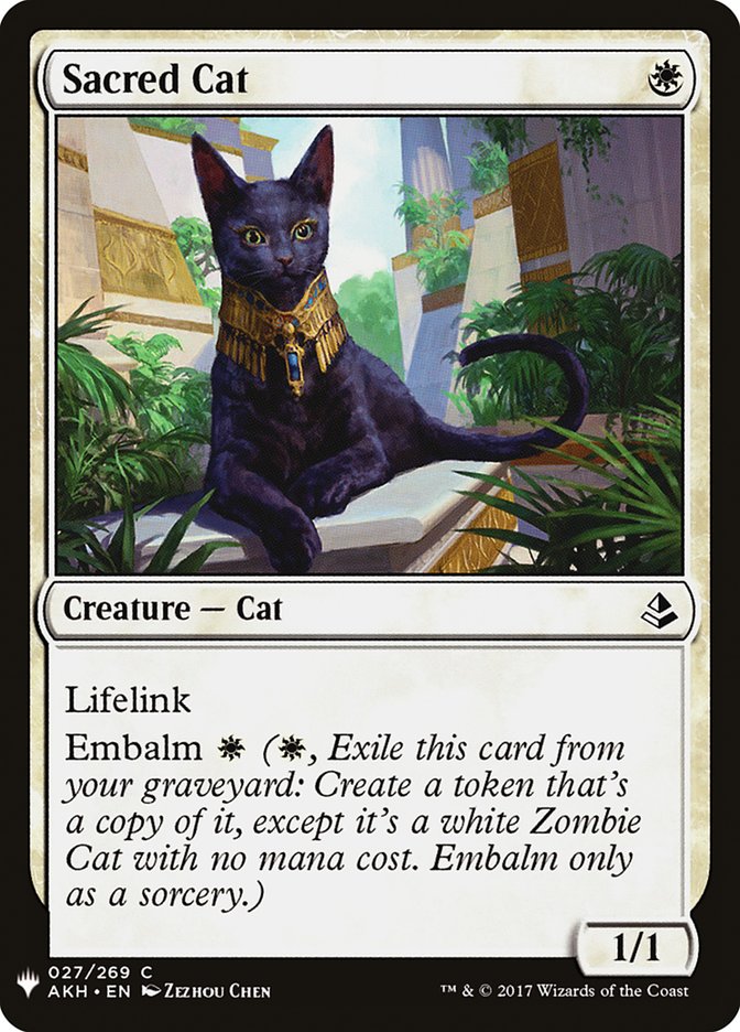 Sacred Cat [The List] (AKH-27)