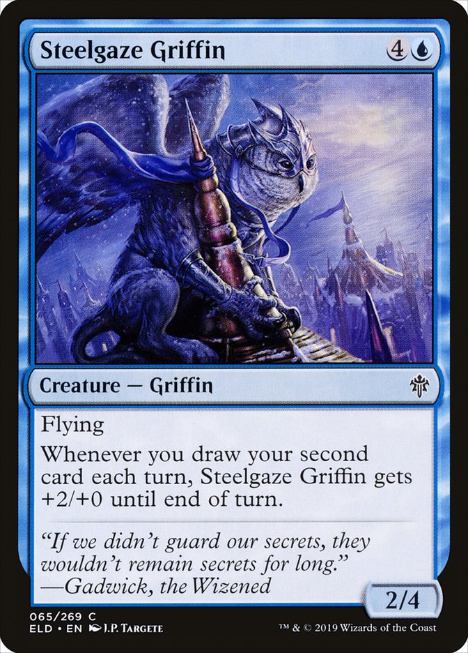 Steelgaze Griffin [Throne of Eldraine] (65)