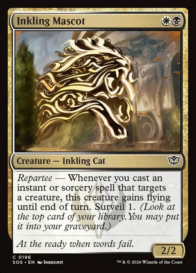 Inkling Mascot [Secrets of Strixhaven] (196)