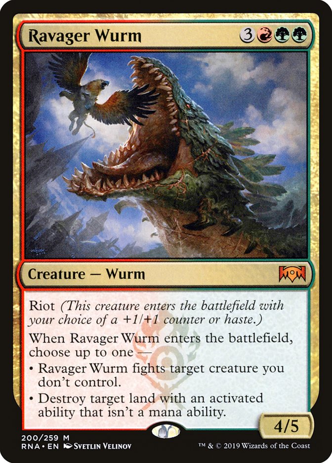 Ravager Wurm [Ravnica Allegiance] (200)