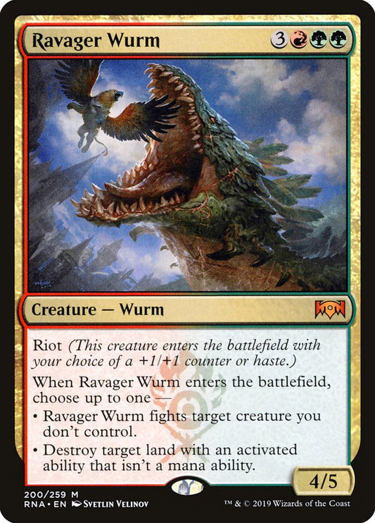 Ravager Wurm [Ravnica Allegiance] (200)