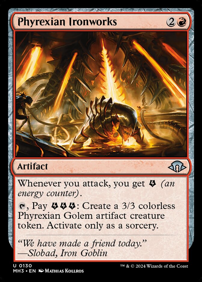 Phyrexian Ironworks [Modern Horizons 3] (130)