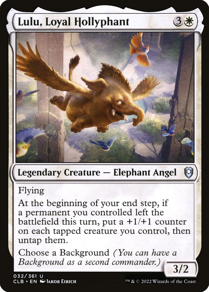Lulu, Loyal Hollyphant [Commander Legends: Battle for Baldur's Gate] (32)