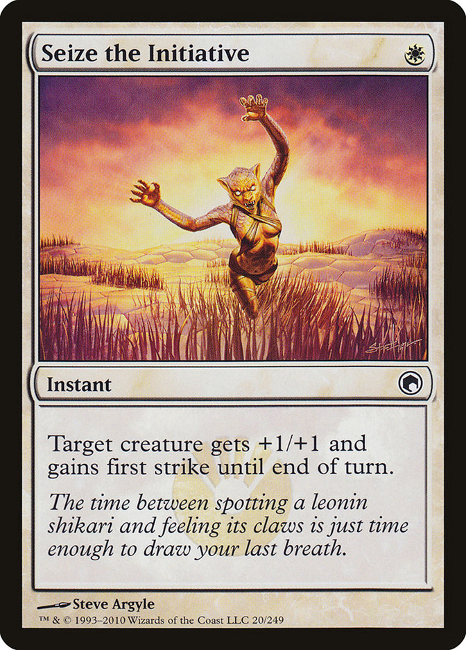 Seize the Initiative [Scars of Mirrodin] (20)