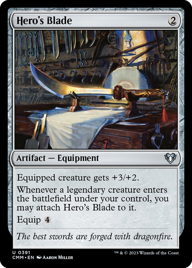 Hero's Blade [Commander Masters] (391)