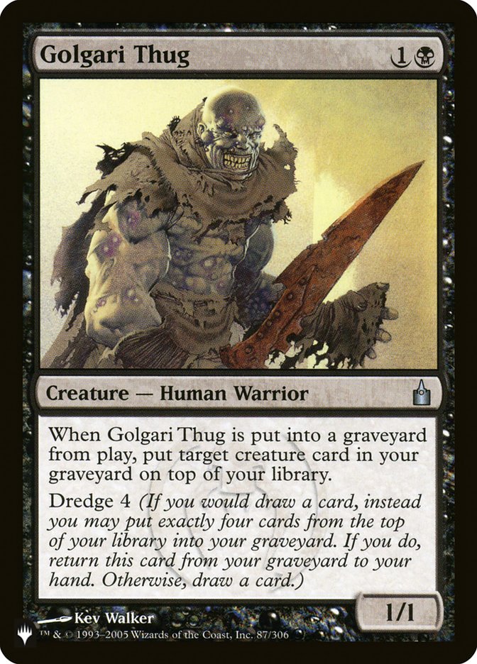 Golgari Thug [The List] (RAV-87)