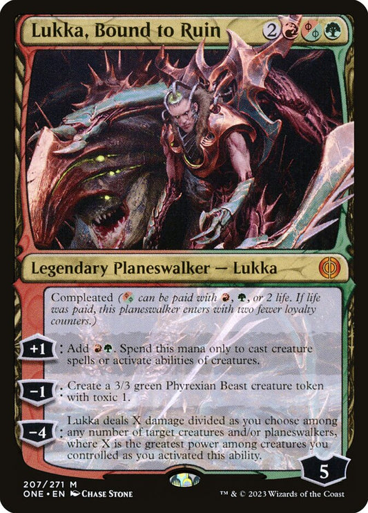 Lukka, Bound to Ruin [Phyrexia: All Will Be One] (207)