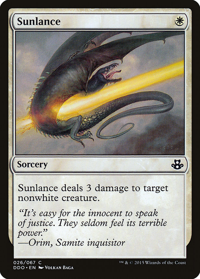 Sunlance [Duel Decks: Elspeth vs. Kiora] (26)