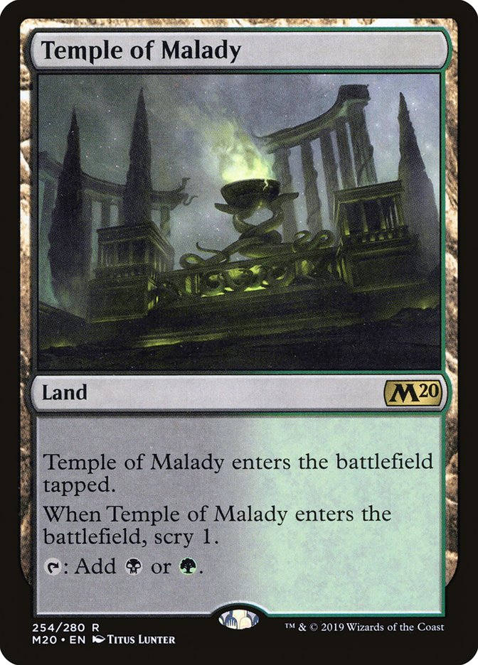 Temple of Malady [Core Set 2020] (254)