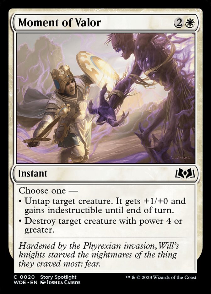 Moment of Valor [Wilds of Eldraine] (20)