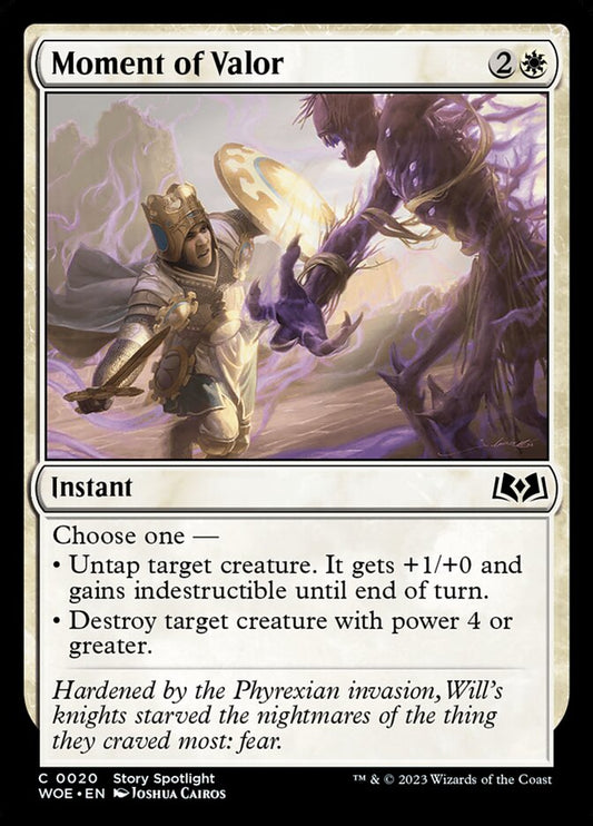 Moment of Valor [Wilds of Eldraine] (20)