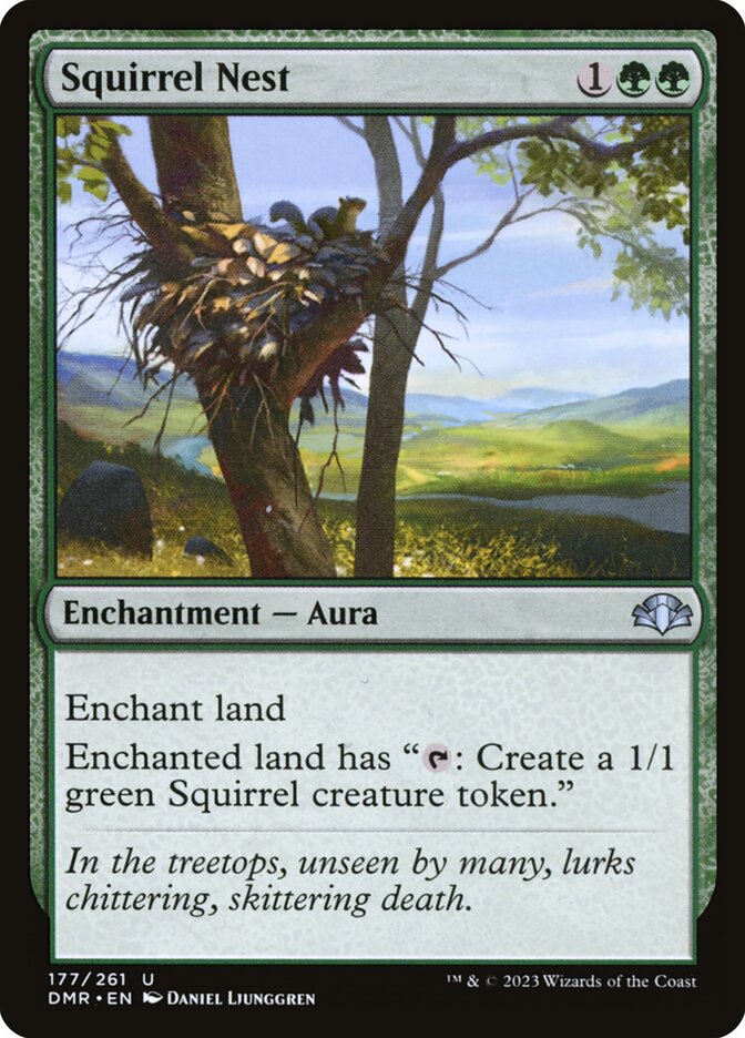 Squirrel Nest [Dominaria Remastered] (177)