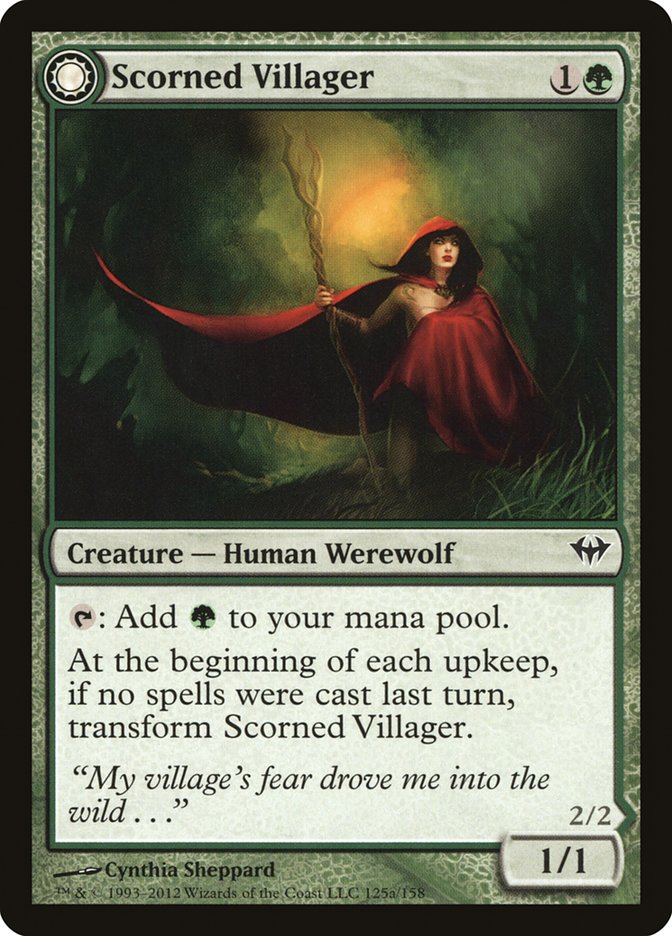 Scorned Villager [Dark Ascension] (125)