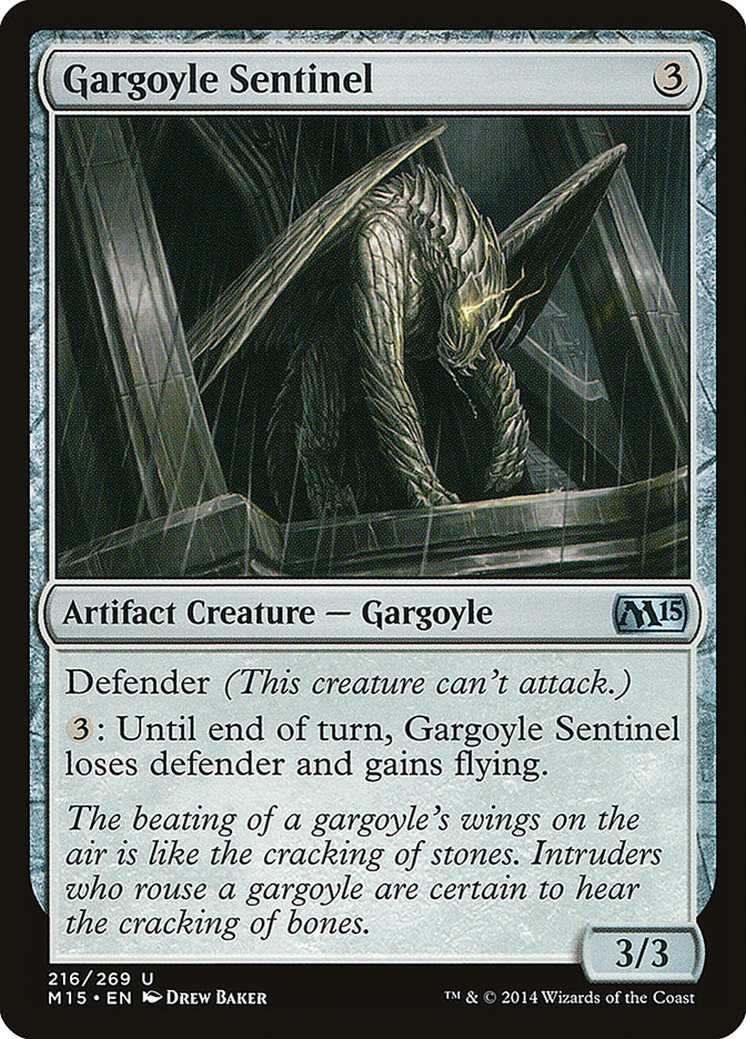 Gargoyle Sentinel [Magic 2015] (216)