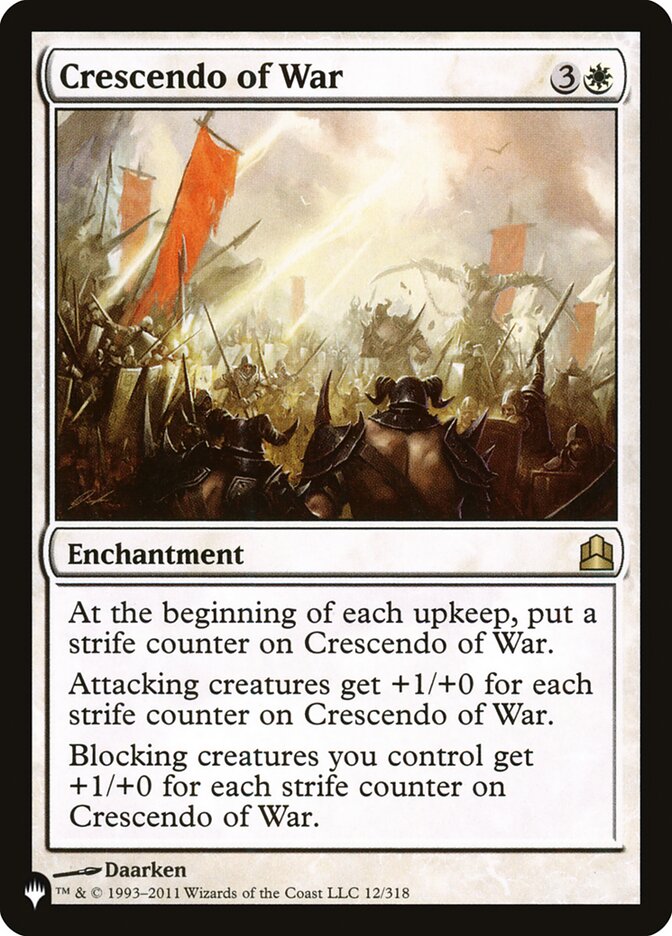 Crescendo of War [The List] (CMD-12)