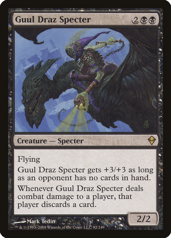 Guul Draz Specter [Zendikar] (92)