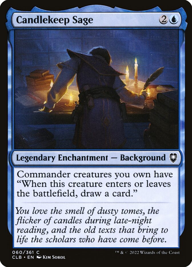 Candlekeep Sage [Commander Legends: Battle for Baldur's Gate] (60)