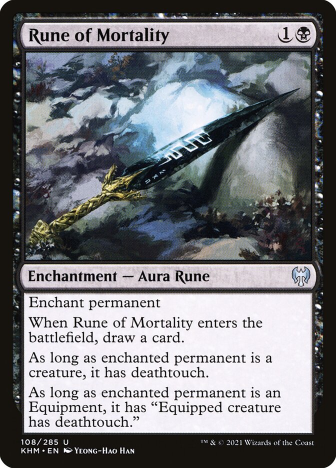 Rune of Mortality [Kaldheim] (108)