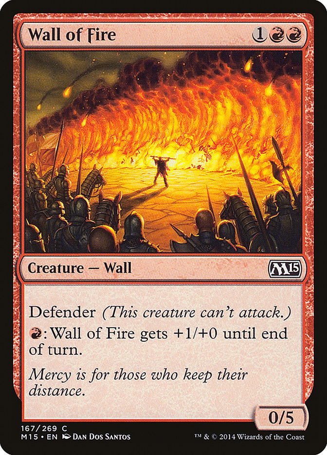 Wall of Fire [Magic 2015] (167)