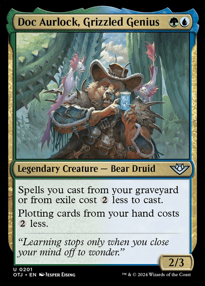 Doc Aurlock, Grizzled Genius [Outlaws of Thunder Junction] (201)