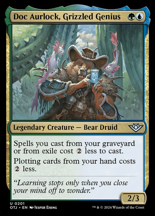 Doc Aurlock, Grizzled Genius [Outlaws of Thunder Junction] (201)
