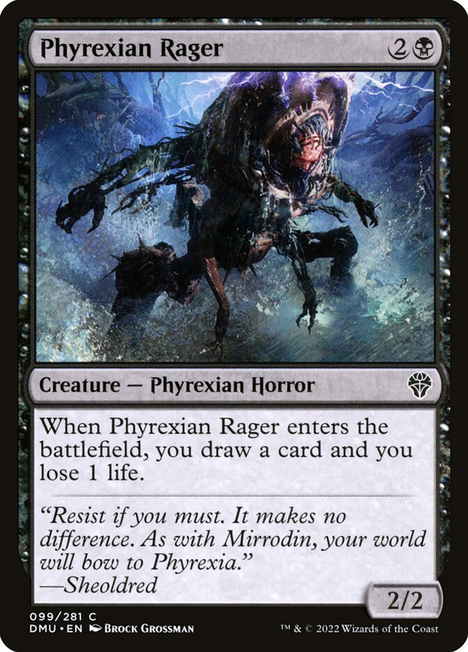 Phyrexian Rager [Dominaria United] (99)