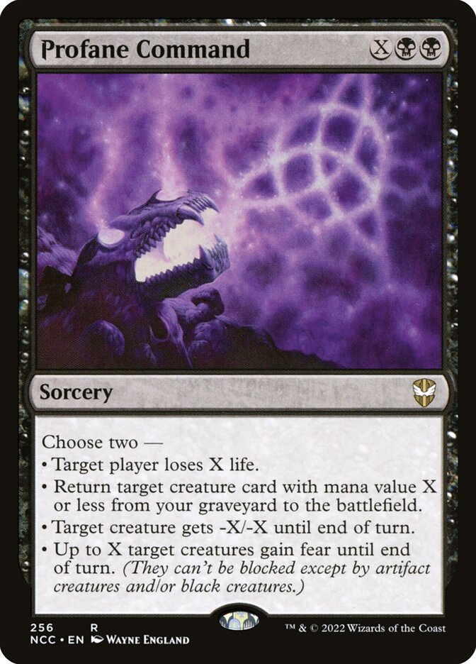 Profane Command [New Capenna Commander] (256)