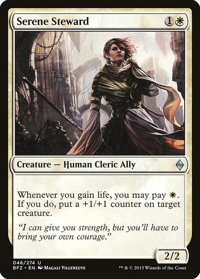 Serene Steward [Battle for Zendikar] (46)