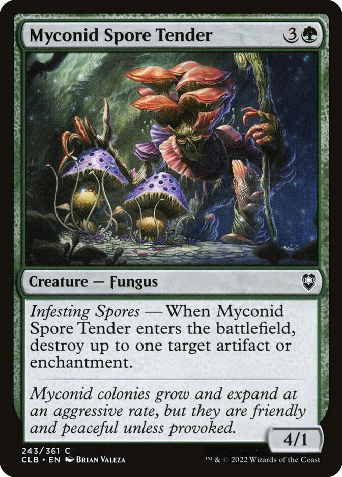 Myconid Spore Tender [Commander Legends: Battle for Baldur's Gate] (243)