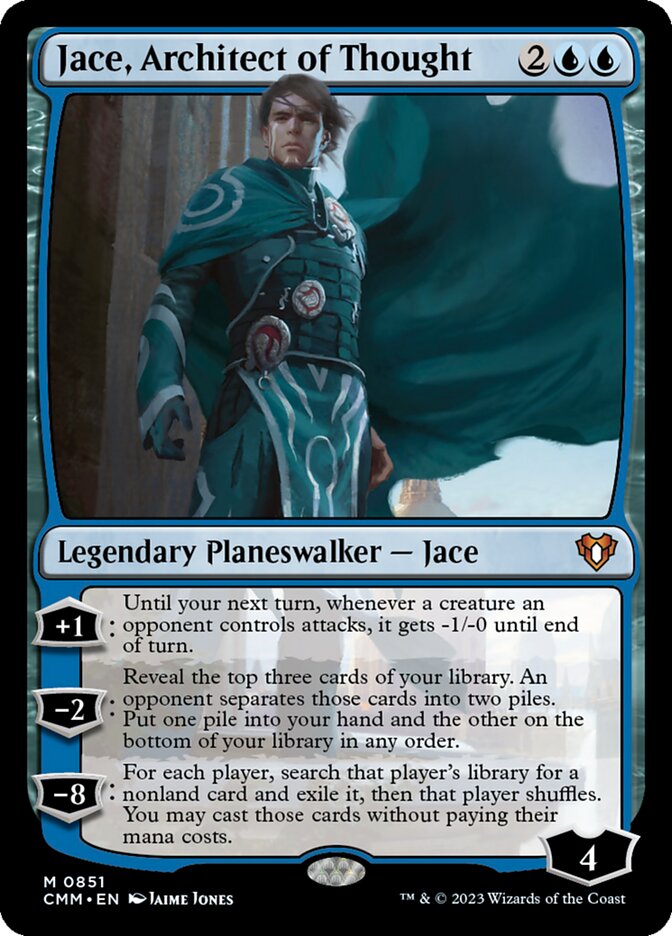 Jace, Architect of Thought [Commander Masters] (851)