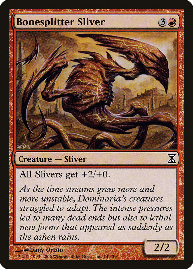 Bonesplitter Sliver [Time Spiral] (149)
