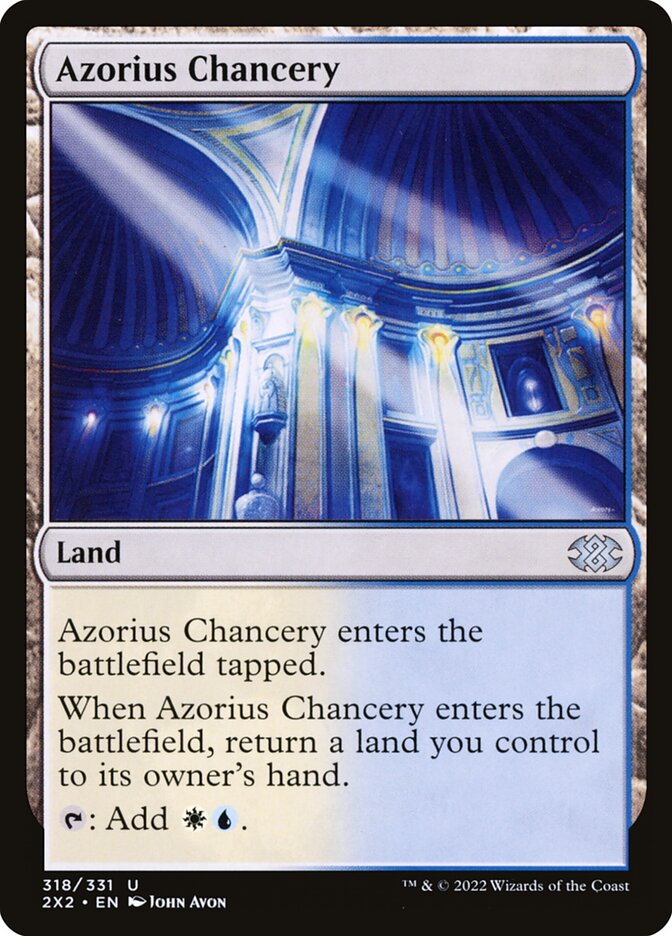 Azorius Chancery [Double Masters 2022] (318)