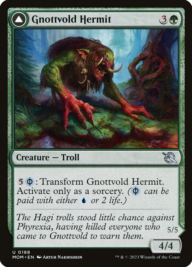 Gnottvold Hermit // Chrome Host Hulk [March of the Machine] (188)