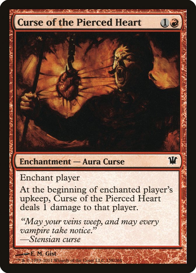Curse of the Pierced Heart [Innistrad] (138)