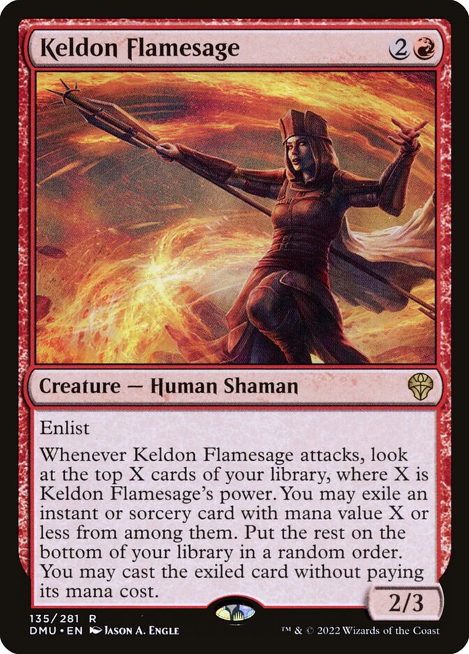 Keldon Flamesage [Dominaria United] (135)