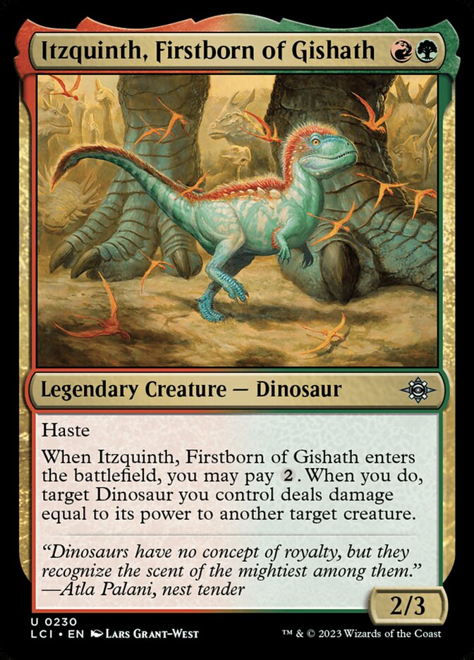 Itzquinth, Firstborn of Gishath [The Lost Caverns of Ixalan] (230)