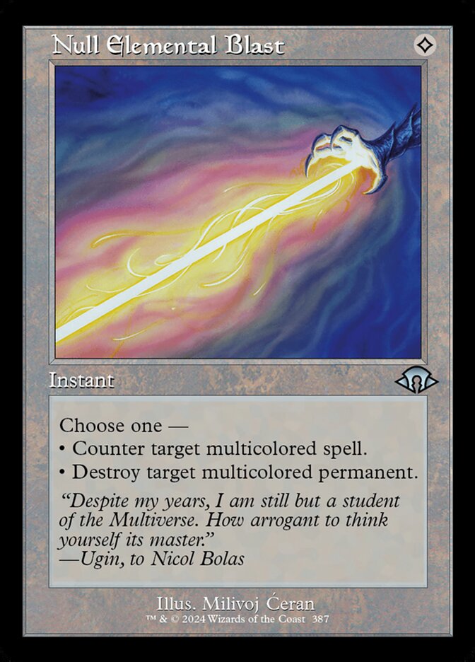 Null Elemental Blast [Modern Horizons 3] (387)