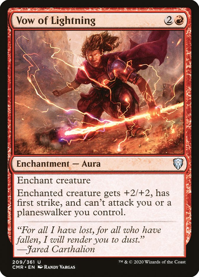 Vow of Lightning [Commander Legends] (209)