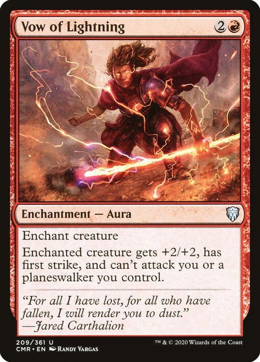 Vow of Lightning [Commander Legends] (209)