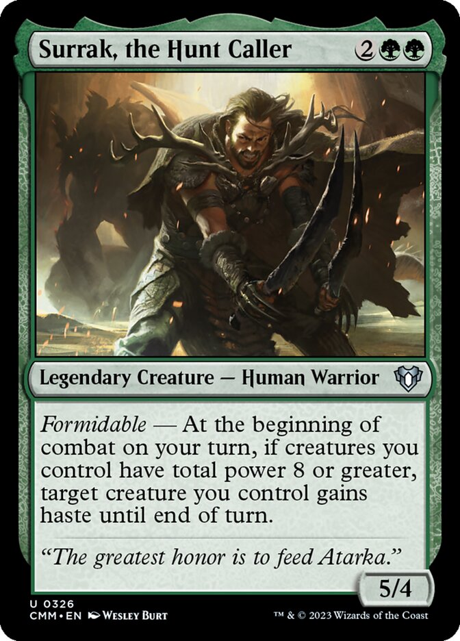 Surrak, the Hunt Caller [Commander Masters] (326)