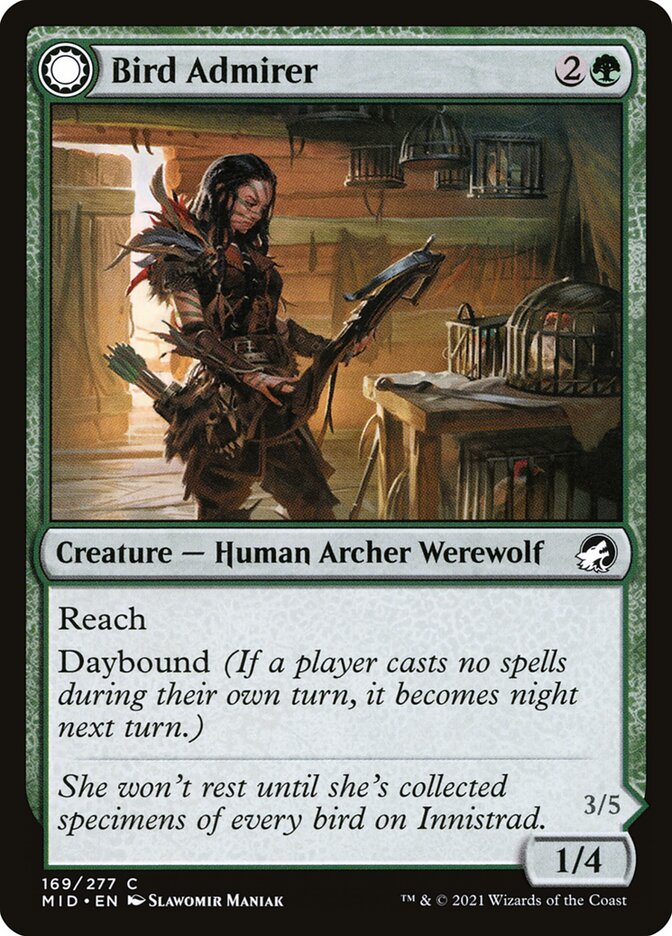 Bird Admirer // Wing Shredder [Innistrad: Midnight Hunt] (169)