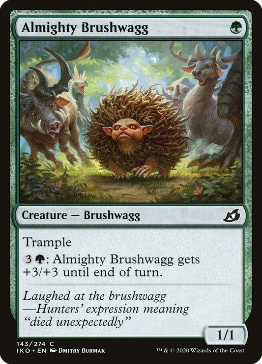 Almighty Brushwagg [Ikoria: Lair of Behemoths] (143)