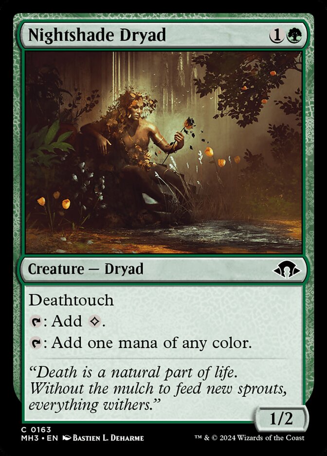 Nightshade Dryad [Modern Horizons 3] (163)