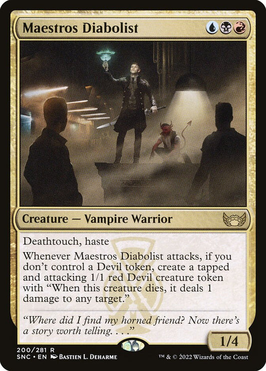 Maestros Diabolist [Streets of New Capenna] (200)