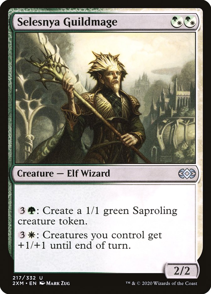 Selesnya Guildmage [Double Masters] (217)