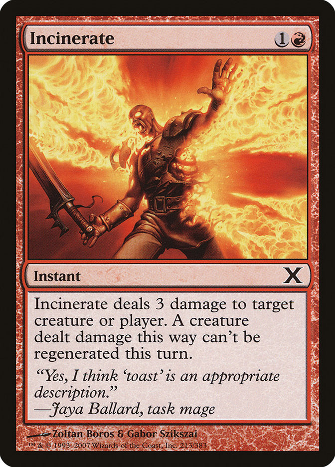 Incinerate [Tenth Edition] (213)