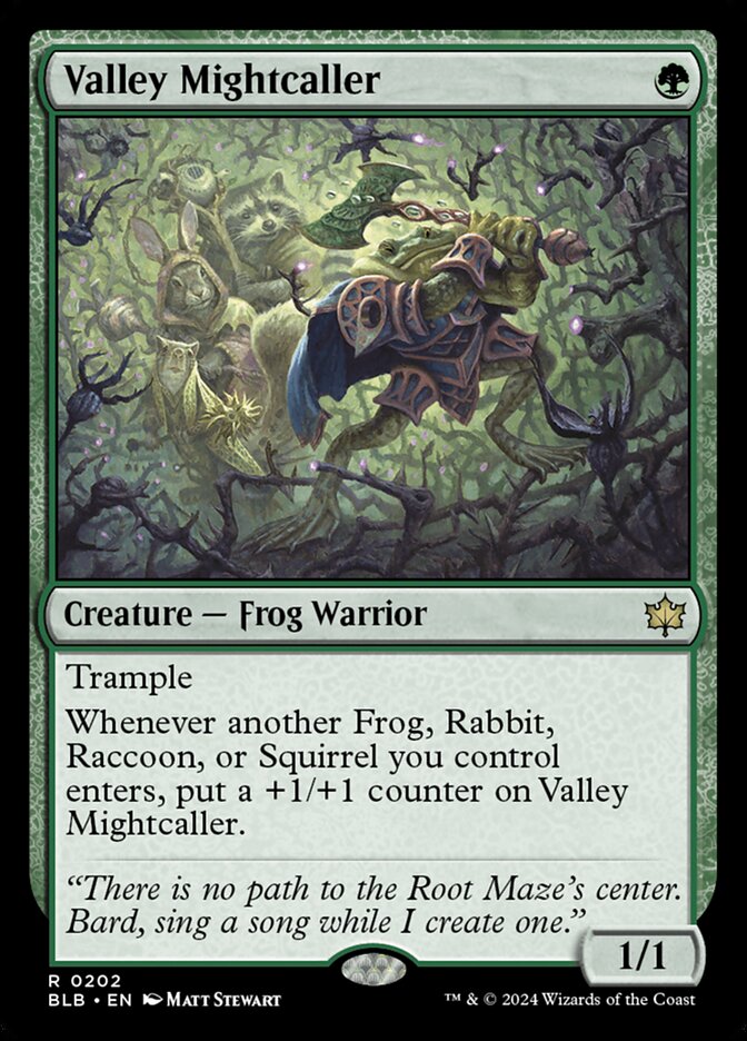 Valley Mightcaller [Bloomburrow] (202)