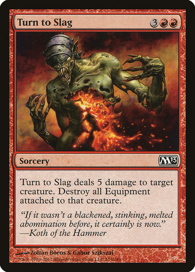 Turn to Slag [Magic 2013] (153)