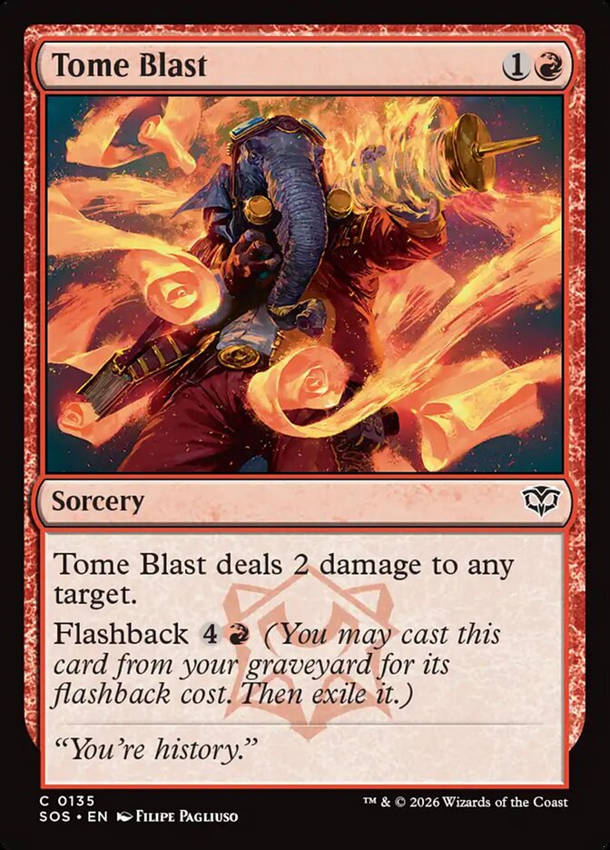 Tome Blast [Secrets of Strixhaven] (135)