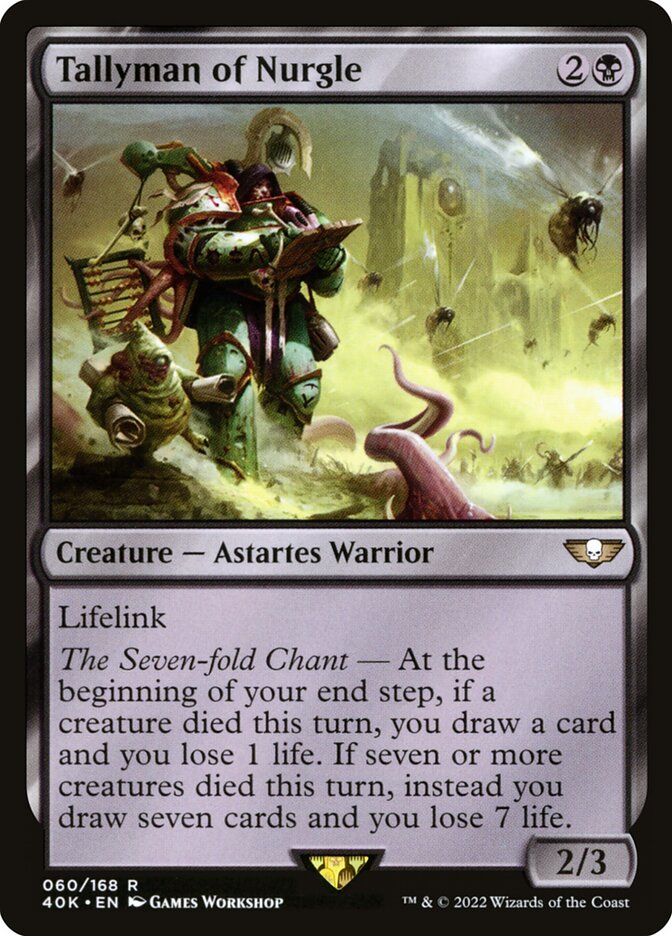 Tallyman of Nurgle [Warhammer 40,000 Commander] (60)